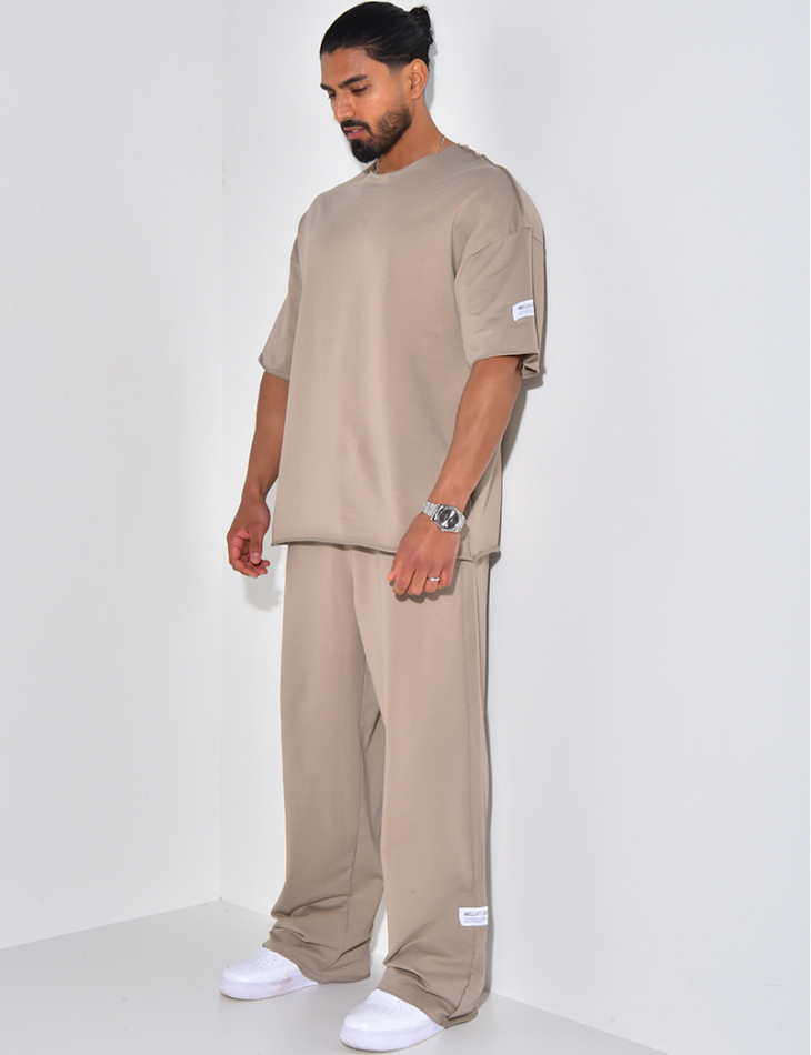 Ensemble pantalon et t-shirt uni Ensemble pantalon et t-shirt uni