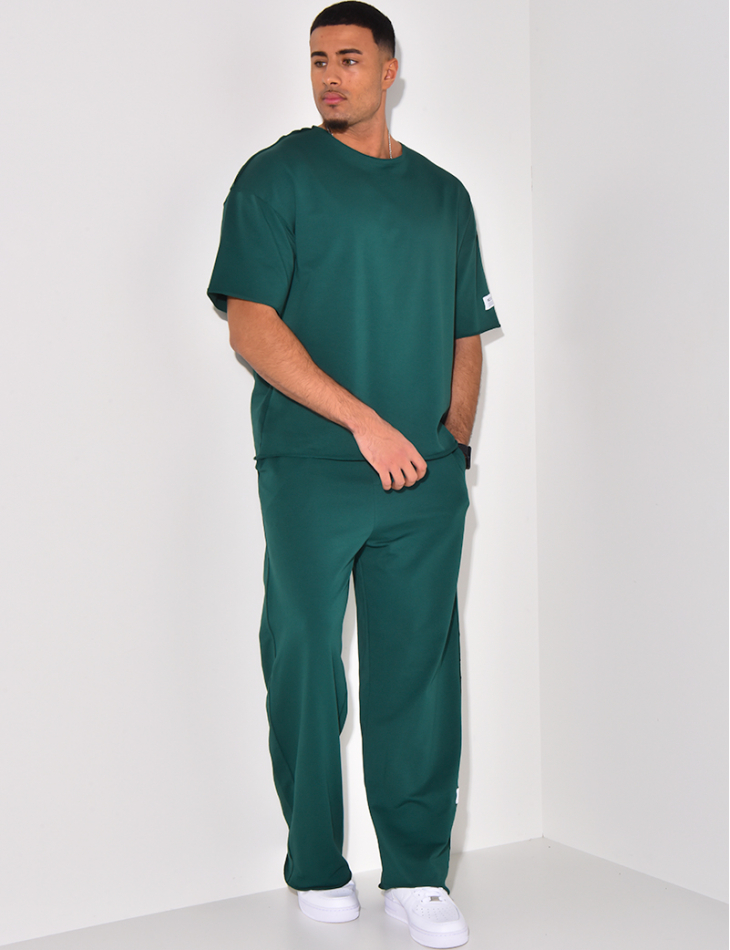 Ensemble pantalon et t-shirt uni Ensemble pantalon et t-shirt uni