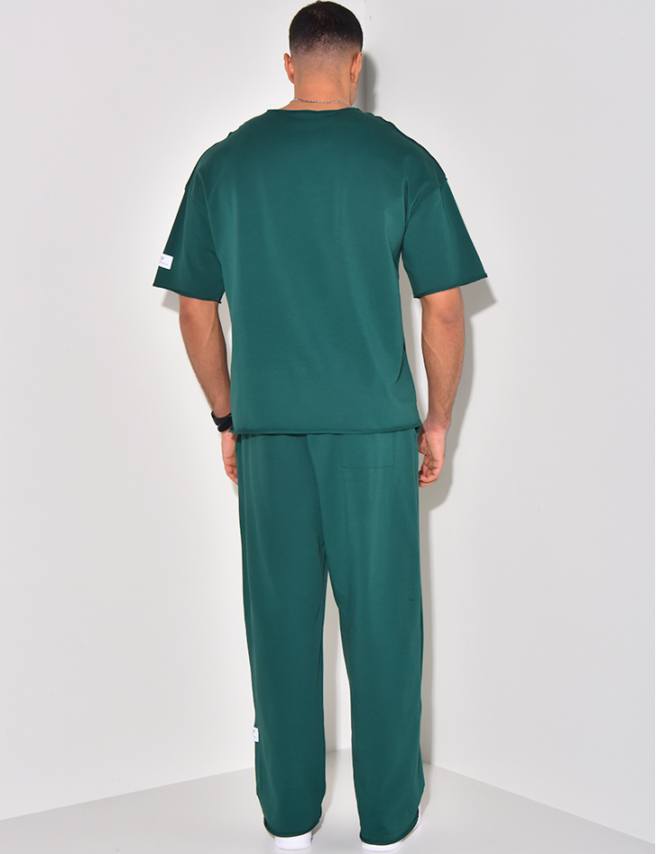 Ensemble pantalon et t-shirt uni Ensemble pantalon et t-shirt uni