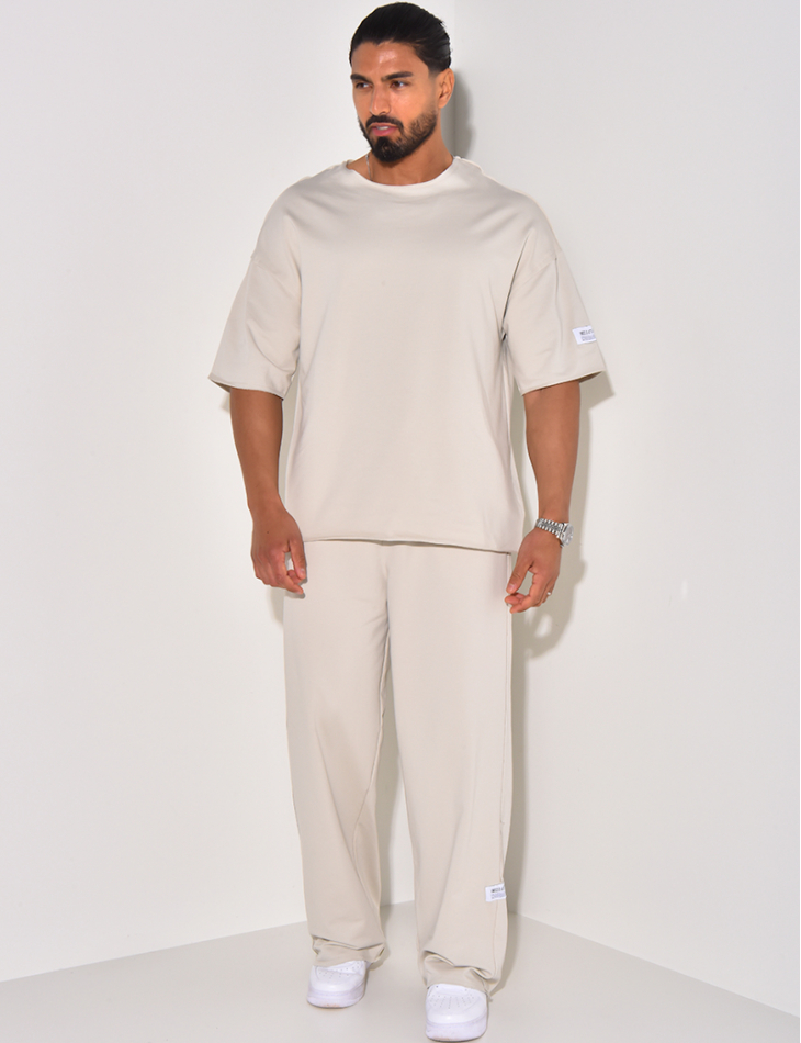 Ensemble pantalon et t-shirt uni Ensemble pantalon et t-shirt uni