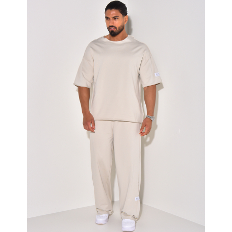 Ensemble pantalon et t-shirt uni Ensemble pantalon et t-shirt uni