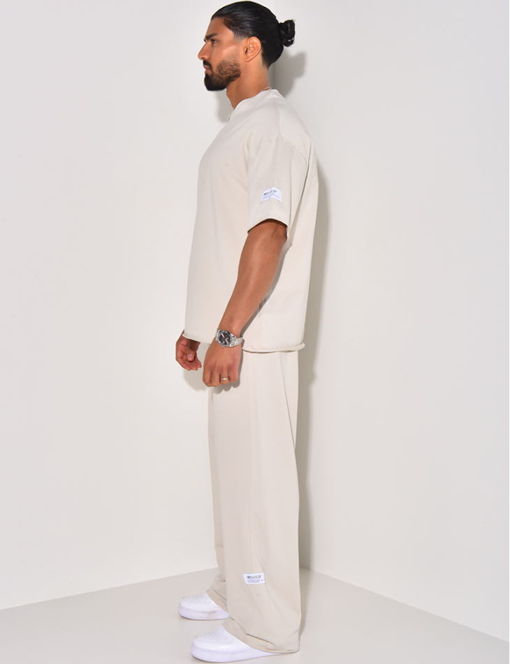 Ensemble pantalon et t-shirt uni Ensemble pantalon et t-shirt uni