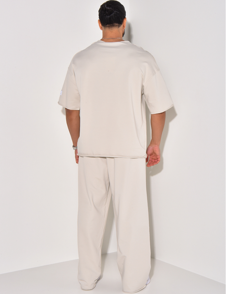 Ensemble pantalon et t-shirt uni Ensemble pantalon et t-shirt uni