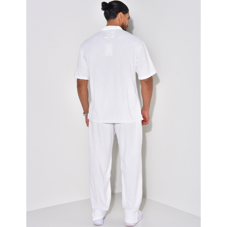 Ensemble chemise et pantalon en éponge Ensemble chemise et pantalon en éponge