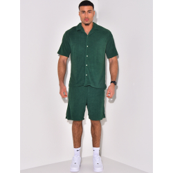Ensemble chemise et short en éponge Ensemble chemise et short en éponge