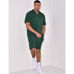 Ensemble chemise et short en éponge Ensemble chemise et short en éponge