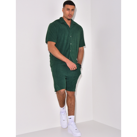 Ensemble chemise et short en éponge Ensemble chemise et short en éponge