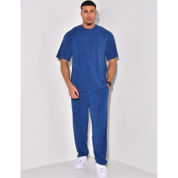 Ensemble pantalon et t-shirt en éponge Ensemble pantalon et t-shirt en éponge