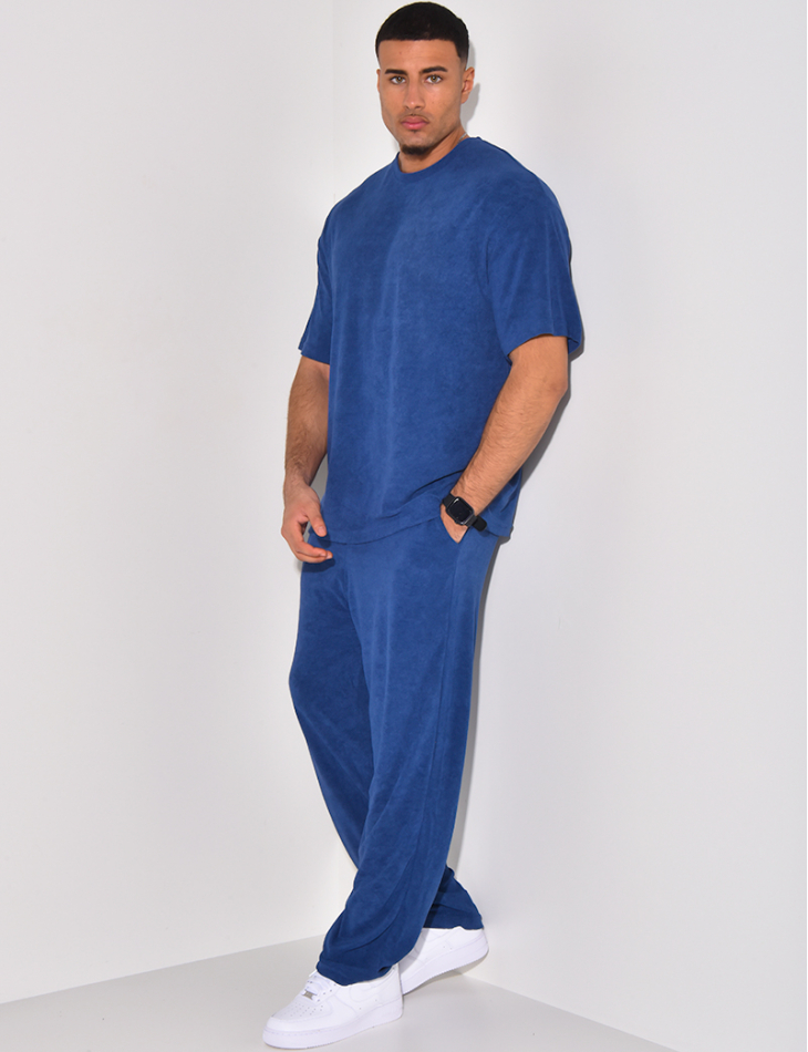 Ensemble pantalon et t-shirt en éponge Ensemble pantalon et t-shirt en éponge