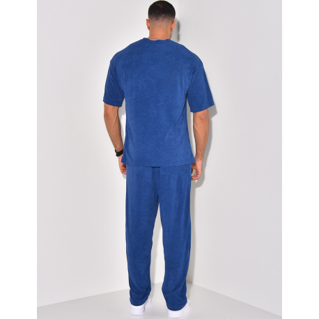 Ensemble pantalon et t-shirt en éponge Ensemble pantalon et t-shirt en éponge