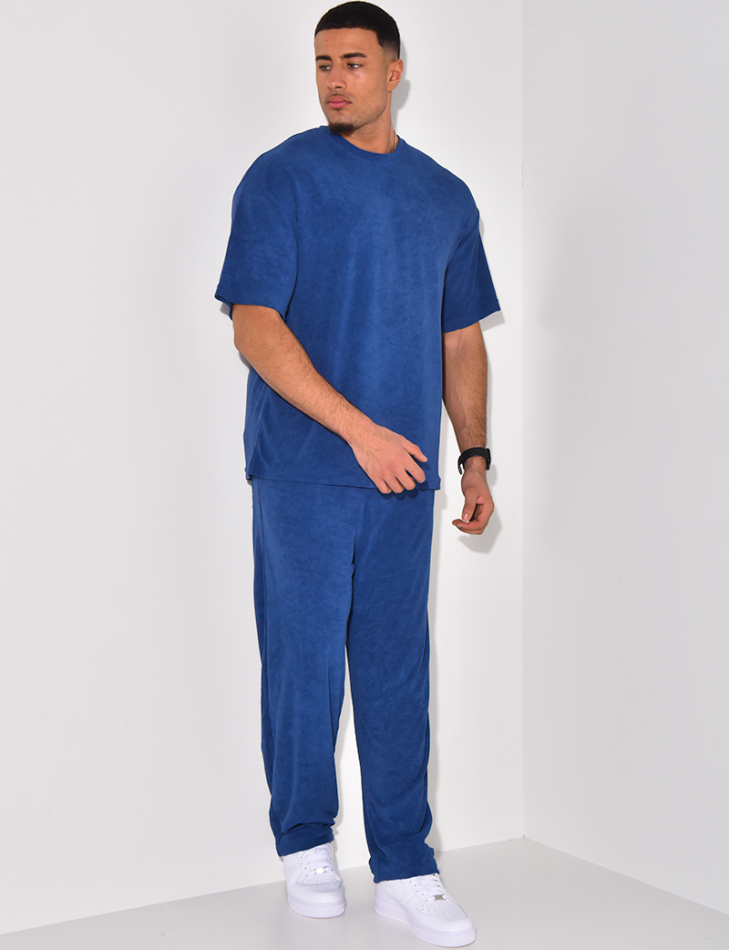 Ensemble pantalon et t-shirt en éponge Ensemble pantalon et t-shirt en éponge