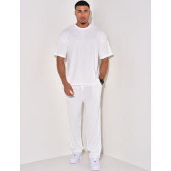 Ensemble pantalon et t-shirt en éponge Ensemble pantalon et t-shirt en éponge