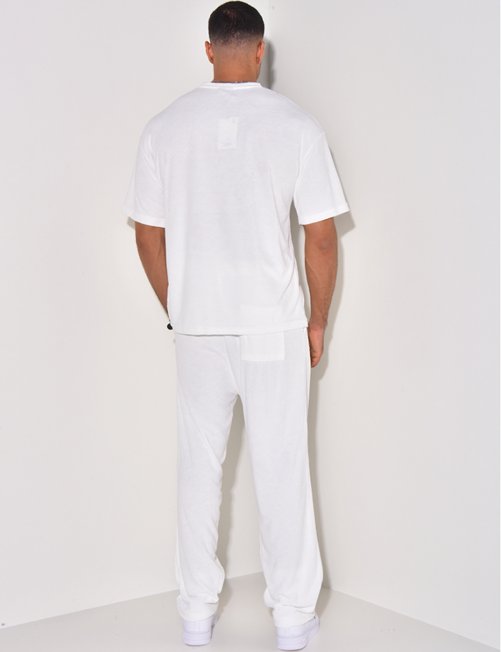 Ensemble pantalon et t-shirt en éponge Ensemble pantalon et t-shirt en éponge