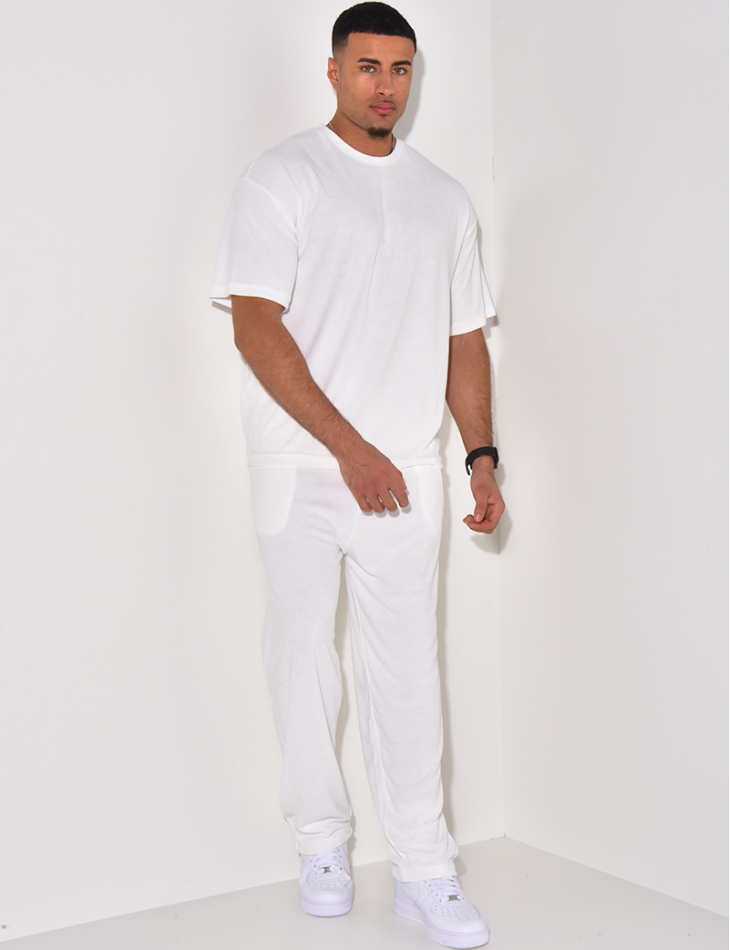 Ensemble pantalon et t-shirt en éponge Ensemble pantalon et t-shirt en éponge