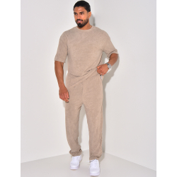 Ensemble pantalon et t-shirt en éponge Ensemble pantalon et t-shirt en éponge
