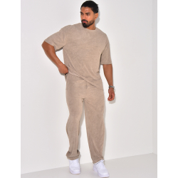 Ensemble pantalon et t-shirt en éponge Ensemble pantalon et t-shirt en éponge