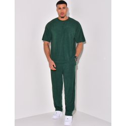 Ensemble pantalon et t-shirt en éponge Ensemble pantalon et t-shirt en éponge