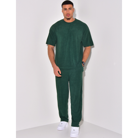 Ensemble pantalon et t-shirt en éponge Ensemble pantalon et t-shirt en éponge