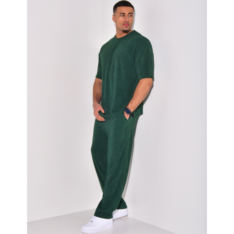 Ensemble pantalon et t-shirt en éponge Ensemble pantalon et t-shirt en éponge