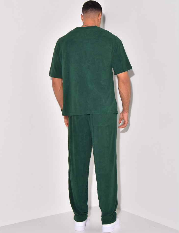 Ensemble pantalon et t-shirt en éponge Ensemble pantalon et t-shirt en éponge