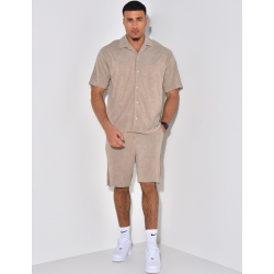 Ensemble chemise et short en éponge Ensemble chemise et short en éponge