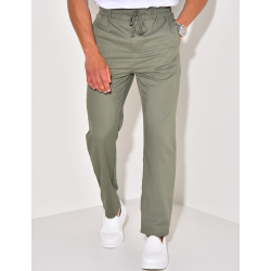 Pantalon effet lin Pantalon effet lin