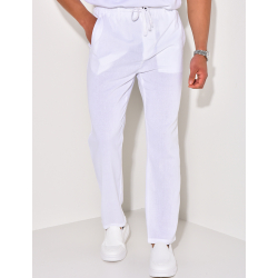 Pantalon effet lin Pantalon effet lin