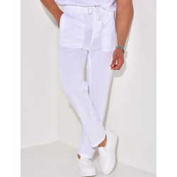 Pantalon effet lin Pantalon effet lin