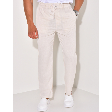 Pantalon effet lin Pantalon effet lin