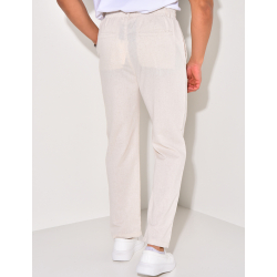 Pantalon effet lin Pantalon effet lin