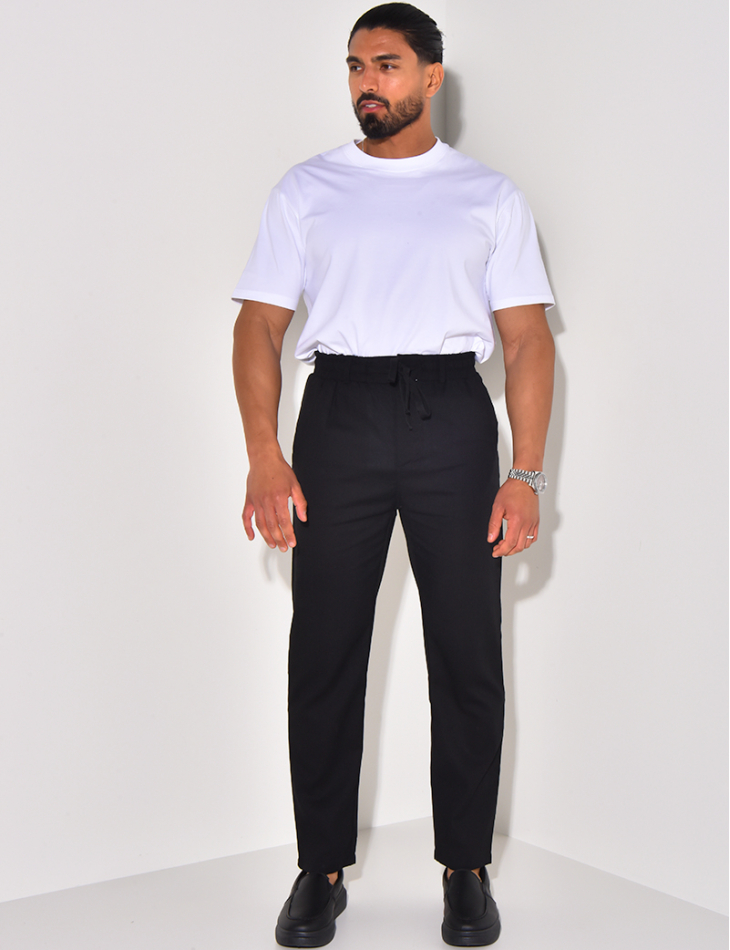 Pantalon effet lin Pantalon effet lin