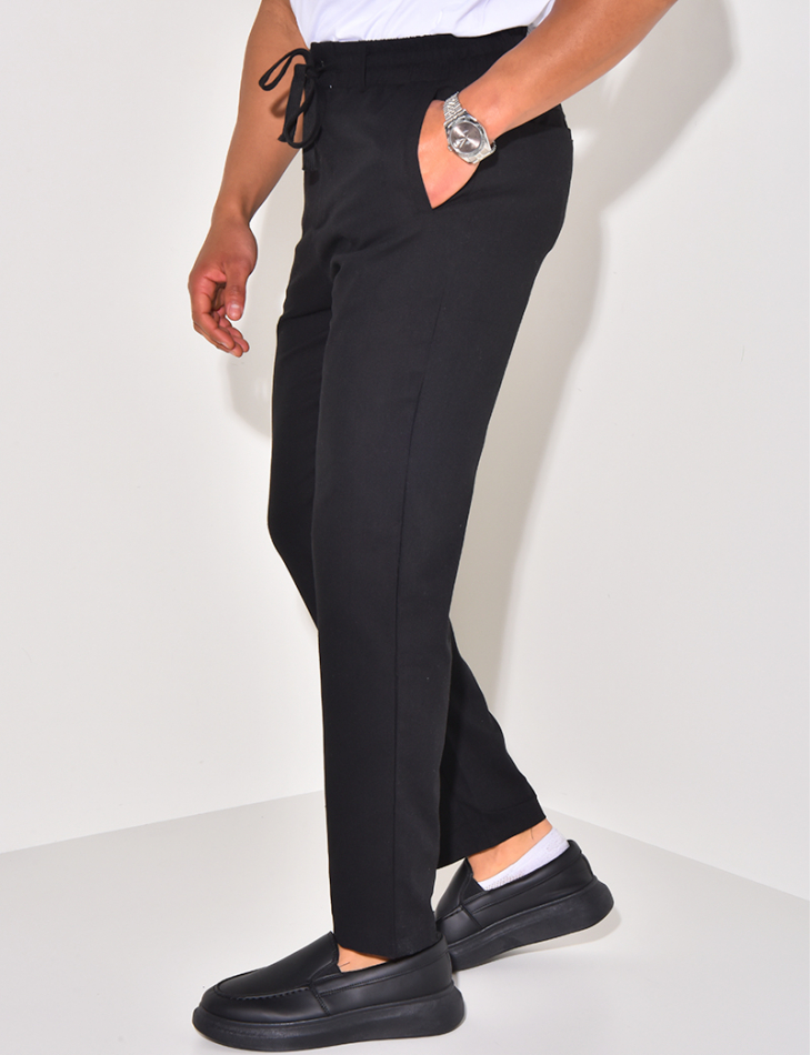 Pantalon effet lin Pantalon effet lin