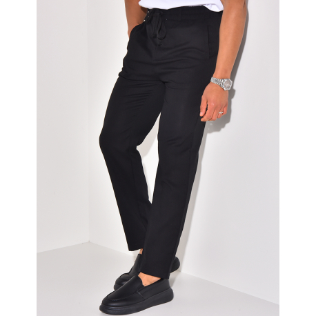 Pantalon effet lin Pantalon effet lin