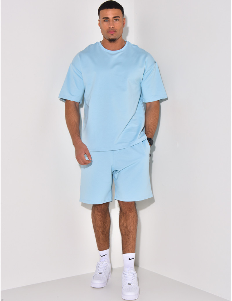 Ensemble short et t-shirt uni