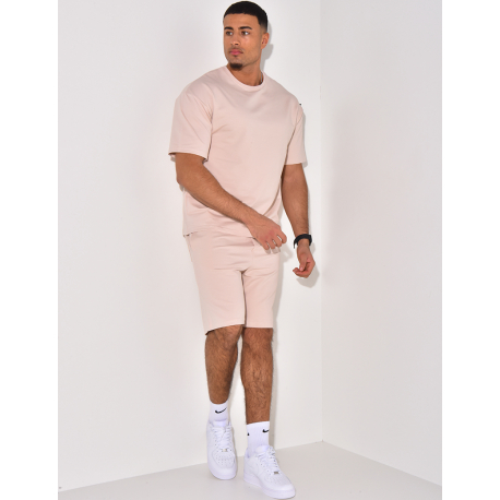 Ensemble short et t-shirt uni Ensemble short et t-shirt uni