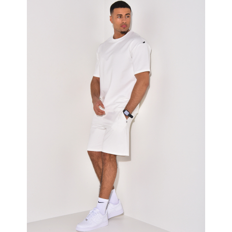 Ensemble short et t-shirt uni