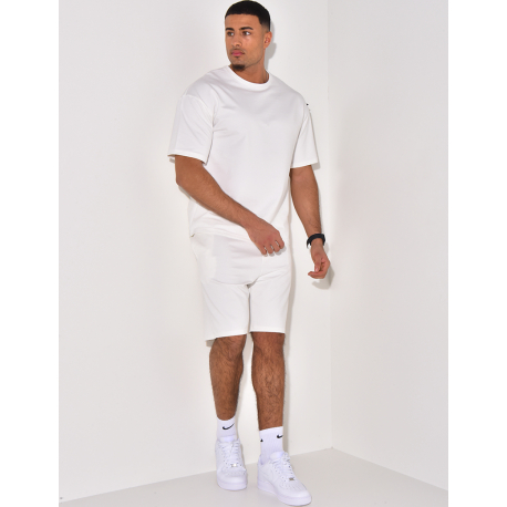 Ensemble short et t-shirt uni