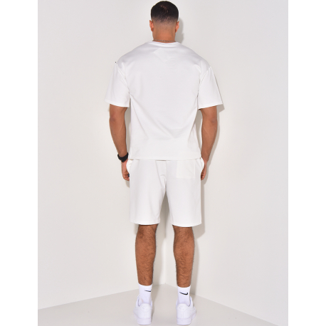 Ensemble short et t-shirt uni