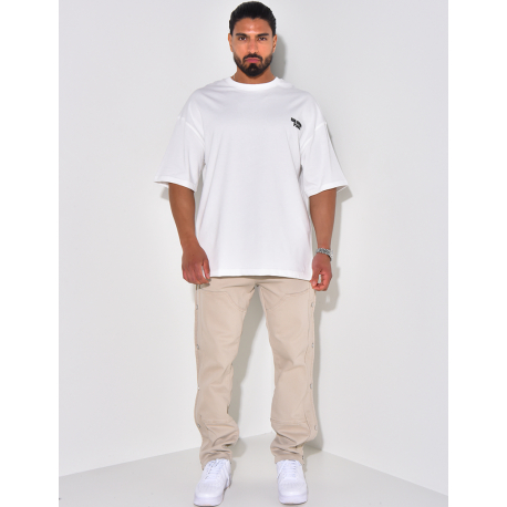 Pantalon cargo à pression Pantalon cargo à pression