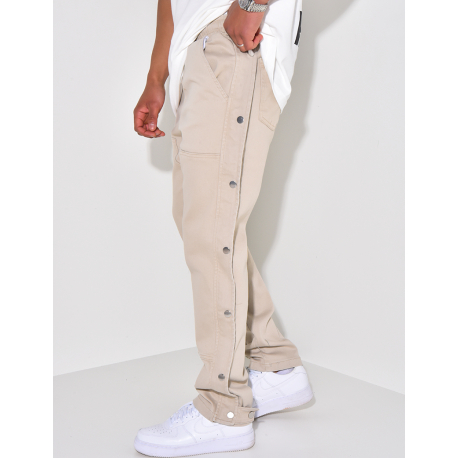 Pantalon cargo à pression Pantalon cargo à pression