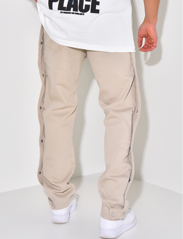 Pantalon cargo à pression Pantalon cargo à pression