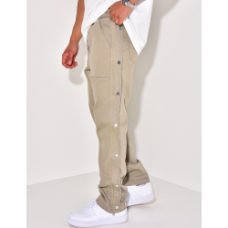 Pantalon cargo à pression Pantalon cargo à pression