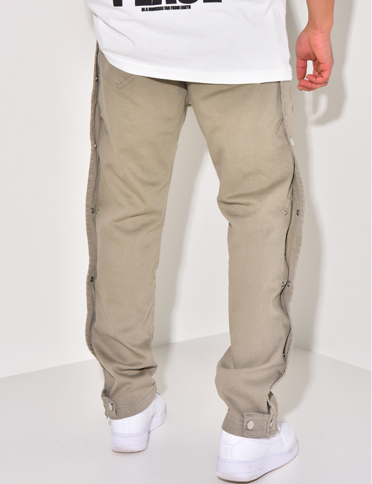 Pantalon cargo à pression Pantalon cargo à pression