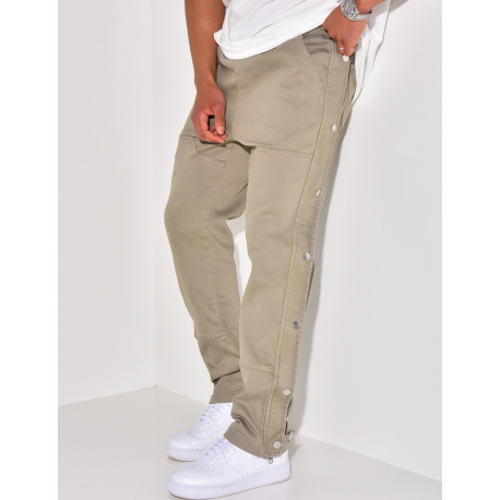 Pantalon cargo à pression Pantalon cargo à pression