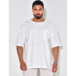 T-shirt à poche en éponge T-shirt à poche en éponge
