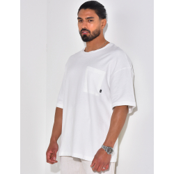 T-shirt à poche en éponge T-shirt à poche en éponge