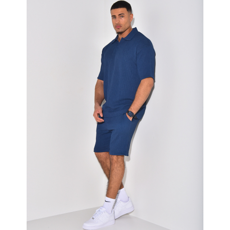 Ensemble short polo lacoste pas cher deals
