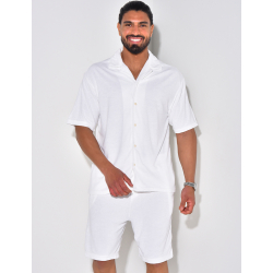 Ensemble chemise et short en éponge Ensemble chemise et short en éponge