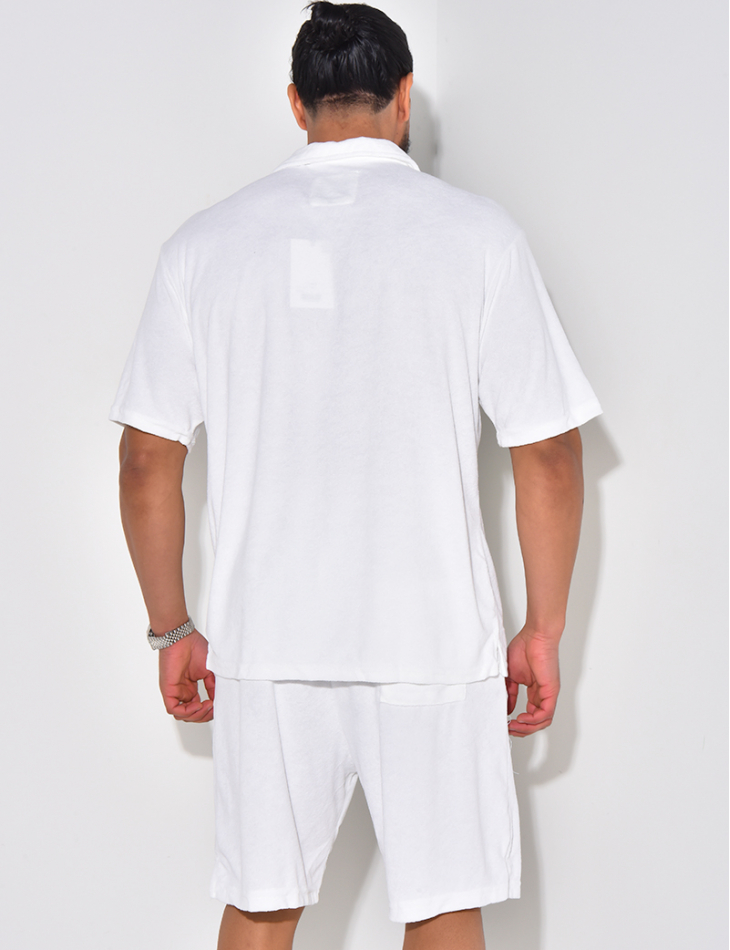 Ensemble chemise et short en éponge Ensemble chemise et short en éponge