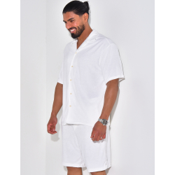 Ensemble chemise et short en éponge Ensemble chemise et short en éponge